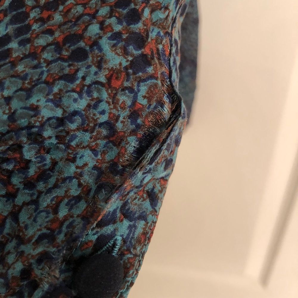 Rebecca Taylor Python Print Silk Button Down Top 4 - image 4